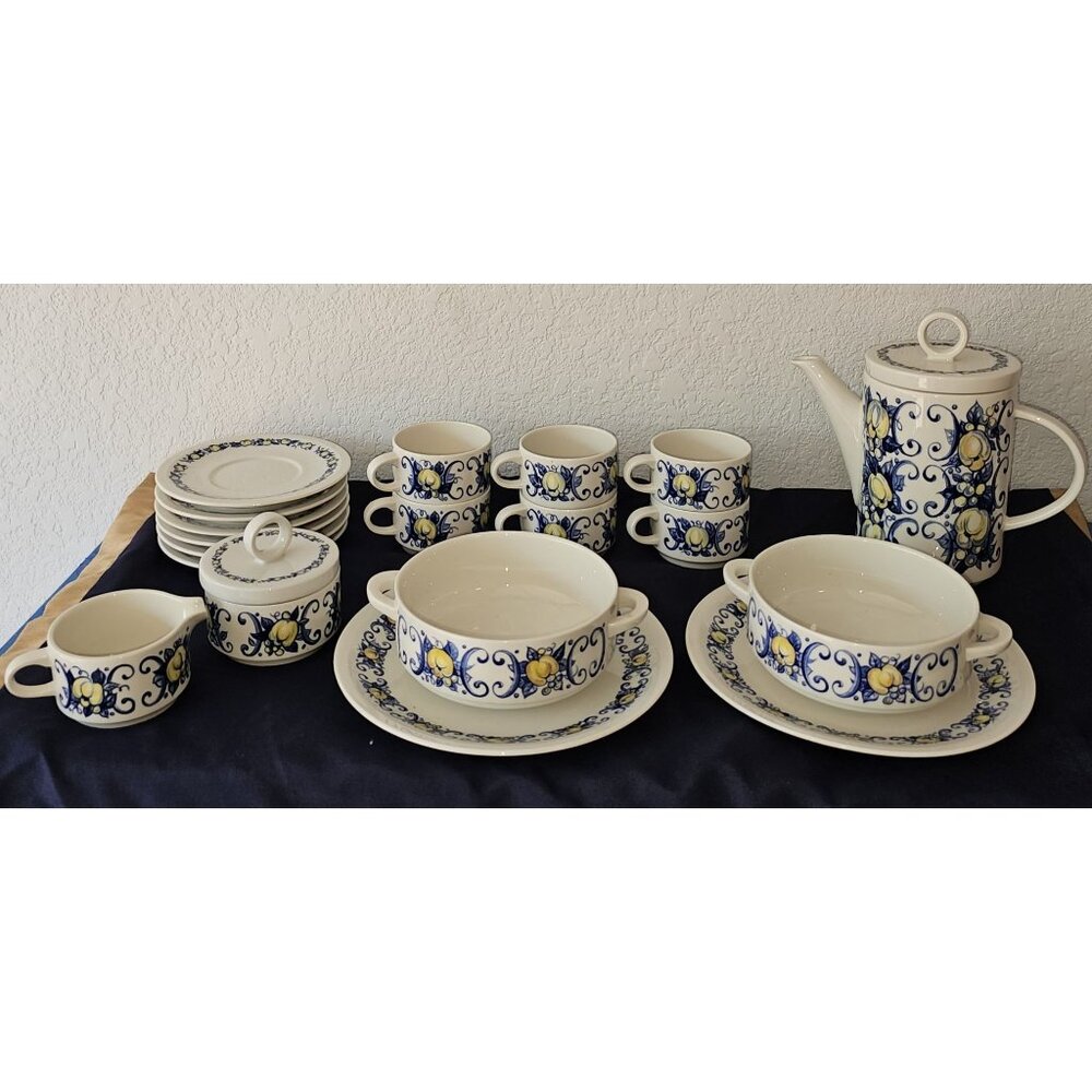 Vintage Cadiz Villeroy and Boch Tea Set/Coffee Service (Serves 6)